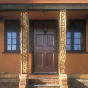 Carved Porch for private residence- oak