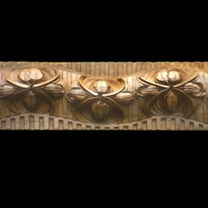 Tulip panel for private residence - walnut